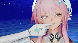 [MMDWuWa]爱弥胸部随着呼吸剧烈起落
