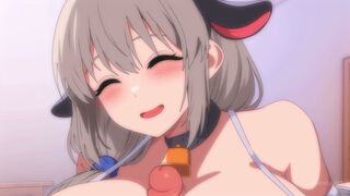 宇崎月的爆乳乳交和女上位