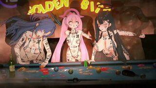[QOS NTR] 蓝色档案 - 来自黑桃研讨会的性爱记录
