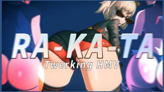 D.Va机甲少女肥屁股疯狂抖动诱惑 HMV
