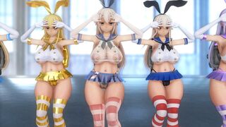 [MMD]岛风 - 迫害情结手机女孩（笑）