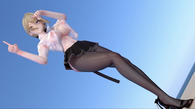 [moyuu] 伊芙琳的沙滩热舞