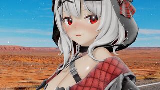 【MMD Hololive】克萝伊美妙胴体摇曳生姿