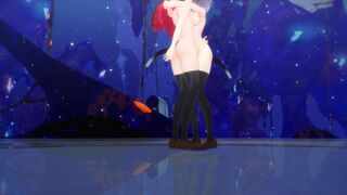 希儿舞动时身体曲线极度诱人