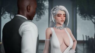 艾什婚礼肉棒插进新娘穴