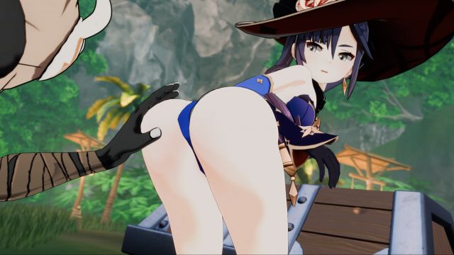 [AssDepik] 莫娜野战怪兽内射后入
