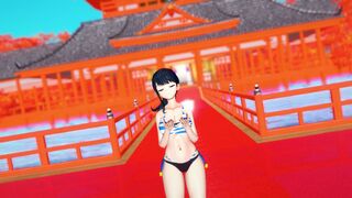 宝多六花的个人性感舞蹈 - 极乐净土 [电光超人古立特]
