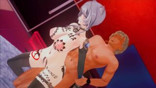 [QOS NTR] 淫荡赛飞儿被狂野调教粗暴支配