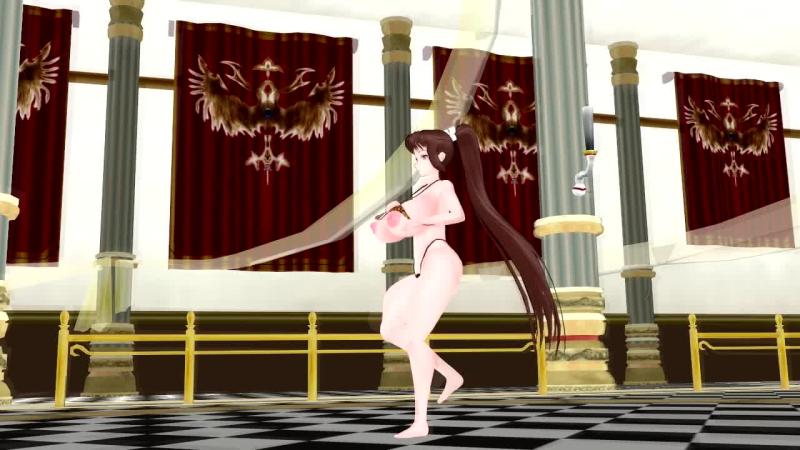 [MMD] 不知火舞泳装晃动舞下半身肉感特别重