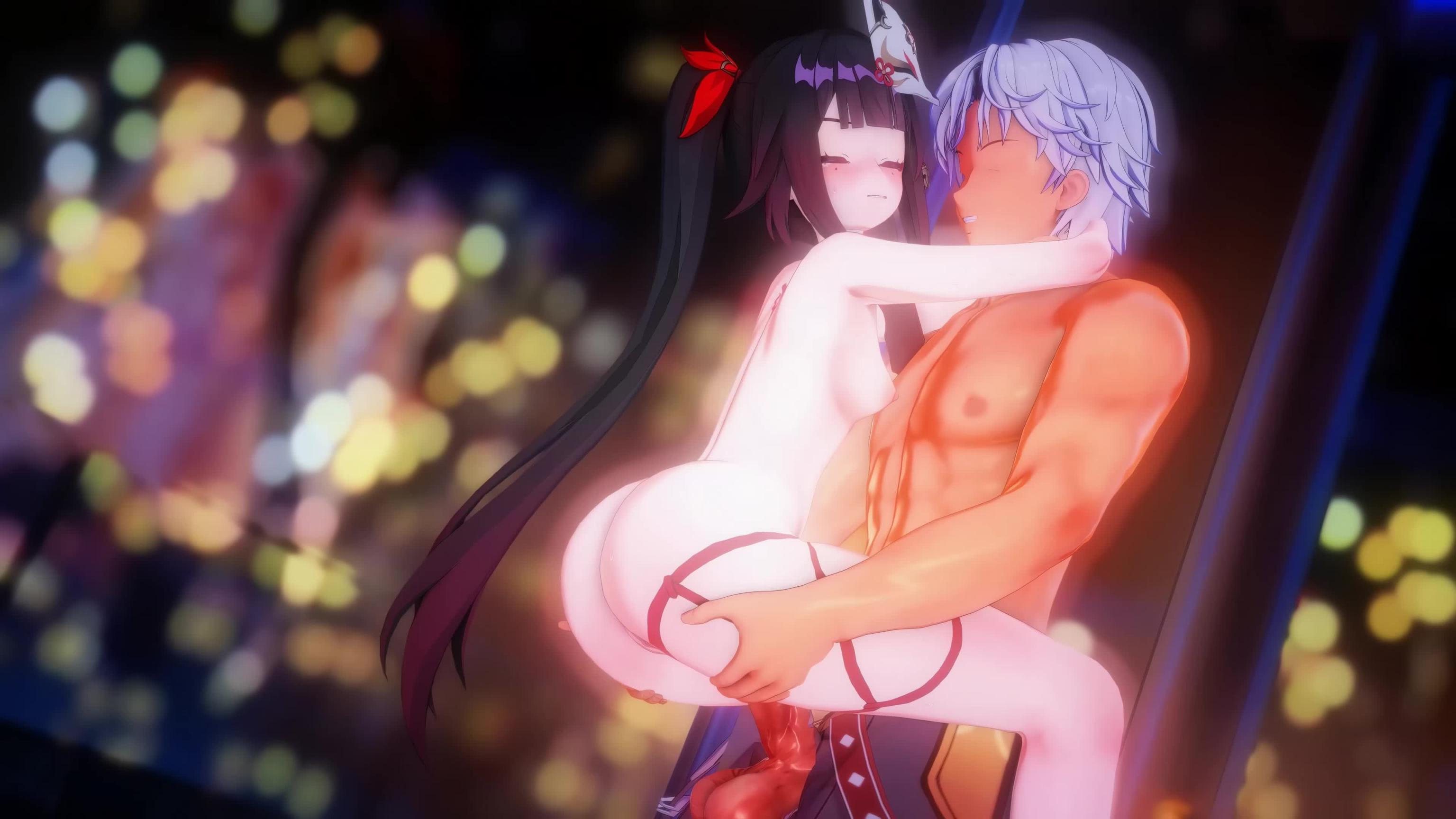 [R18纯啪]抱着花火干她