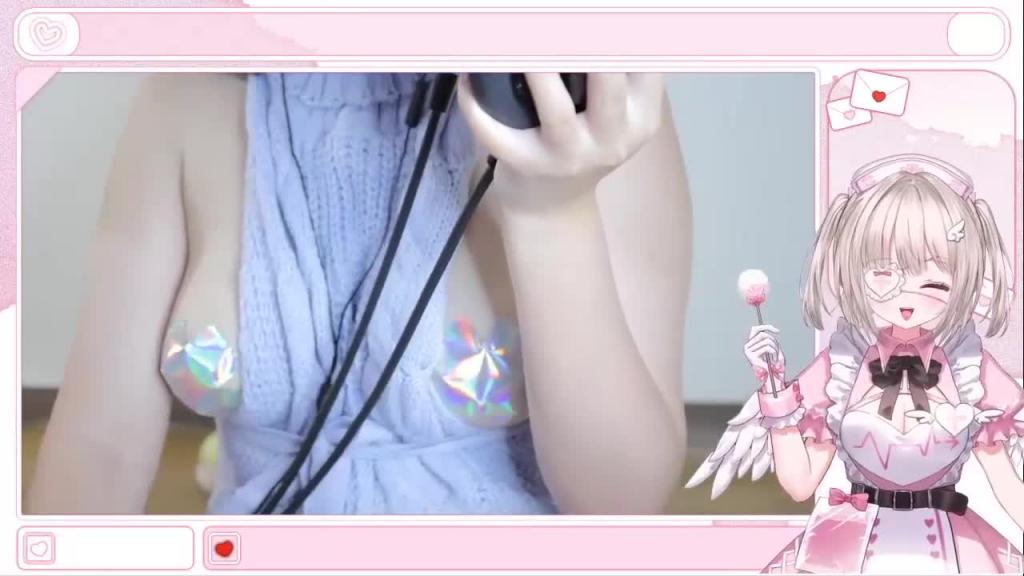 【冒头无料・高画质カメラ枠実写耳舐めasmr】啾啾♡舔耳膜♥