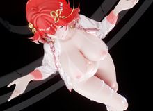 MMD//涩涩透明泳装长离大兔兔/////布料EEVEE ////第二百四十九期