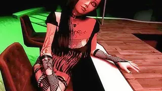 肾上腺素 3D 朋克女孩视角