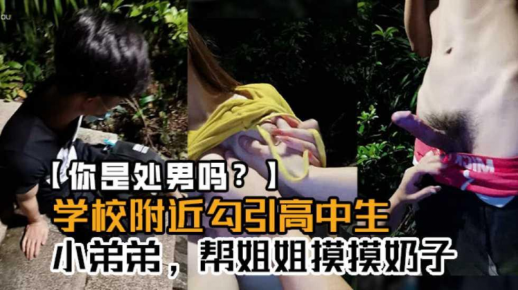 【学校附近勾引高中生】小弟弟帮姐姐摸摸奶子你是处男吗这么快就软了