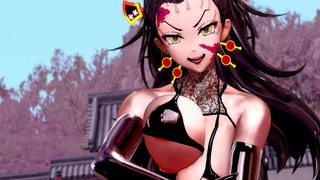 【鬼灭の刃】 堕姫 Daki 艳舞诱惑