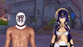 MMD- 催眠控制坎蒂丝，对她进行粗暴性爱