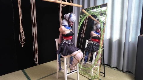 【象人工作室】小0-cos德丽莎，直臂并腿，马具口球驷马！