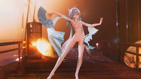 MMD 虚拟歌手 洛天依- 响喜乱舞