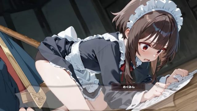[はるとしを応援し队] [③-床扫除-动画版] 从今天开始，这个小魔女就是我的侍女了！(为美好的世界献上祝福！)