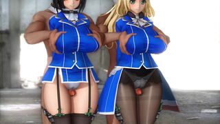 [R18 MMD]对抗高雄爱宕的舰娘肉壁
