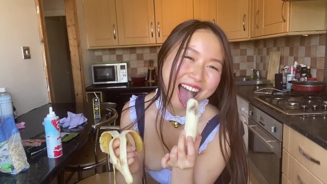 早上好，和你可爱的亚洲女友在厨房里吃早餐 POV—YimingCuriosity